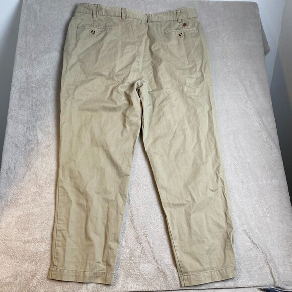 Tommy Hilfiger Mens Pants Size 44x32 Khaki Cotton Straight-Leg Classic Casual - Picture 14 of 14